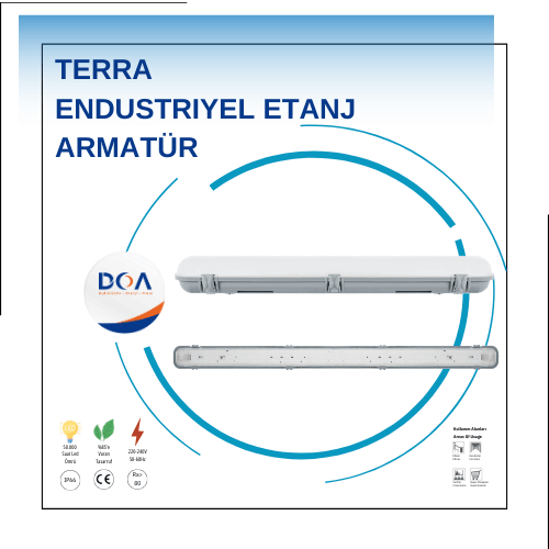 TERRA ENDUSTRIYEL LED ETANJ ARMATUR